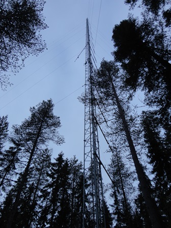 150 m tower at Svartberget